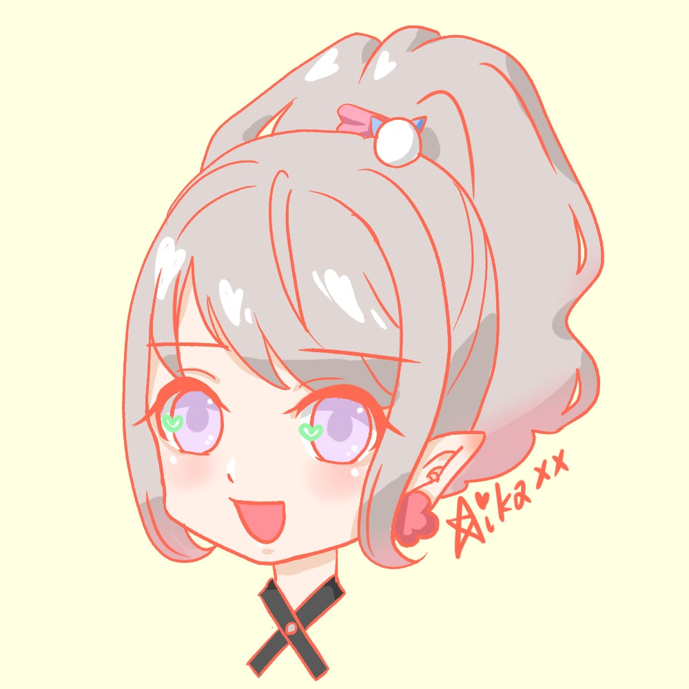 お任せでゆるゆるかわいいアイコン描きます ゆるかわいい女の子の簡単アイコンをお任せで描きます イメージ3