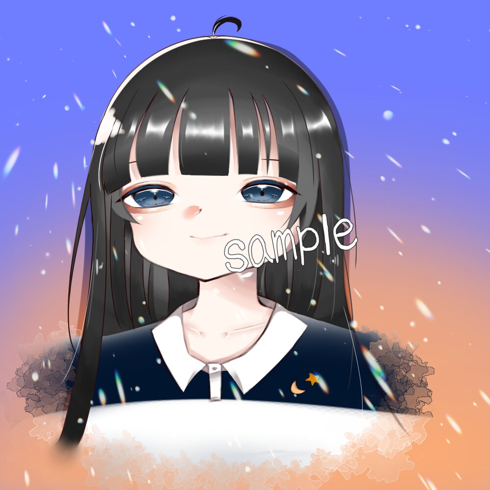 絵が苦手な方にSNSのアイコンを描きます SNS用のオリジナルアイコンが必要な方へ イメージ1