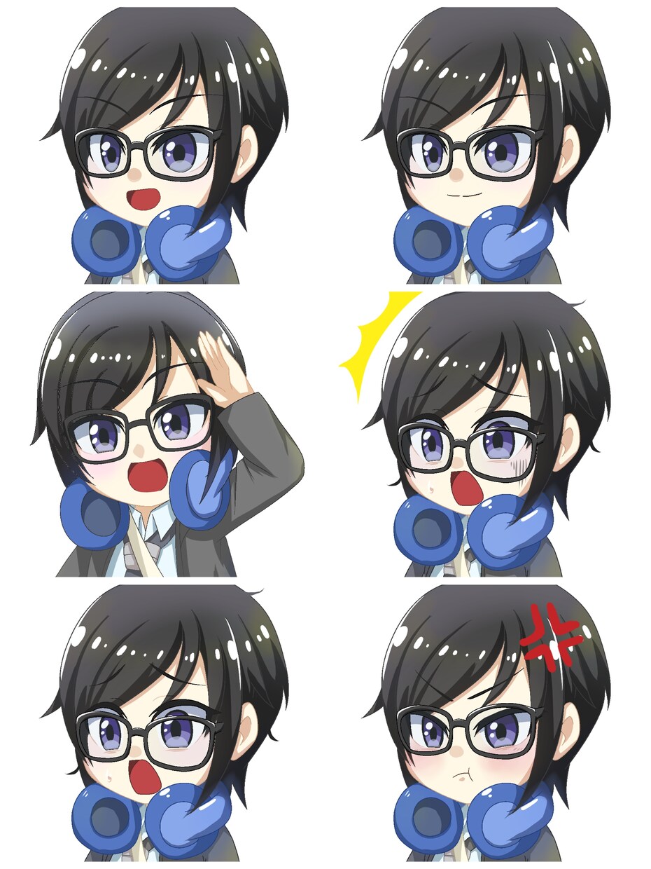 アイコンイラストやミニキャラ描きます TRPGやSNSのアイコン、配信画面に彩りを与えるミニキャラ イメージ1