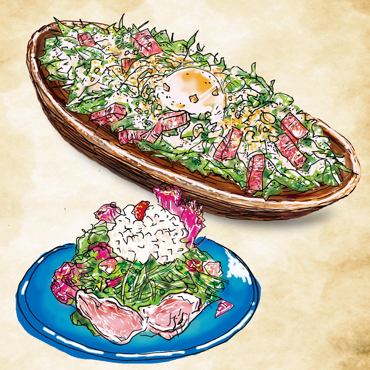 美味しさ1番！手描きのフードイラスト作成します どんな画像からでもOK!美味しさ見栄えを伝えます！ イメージ3