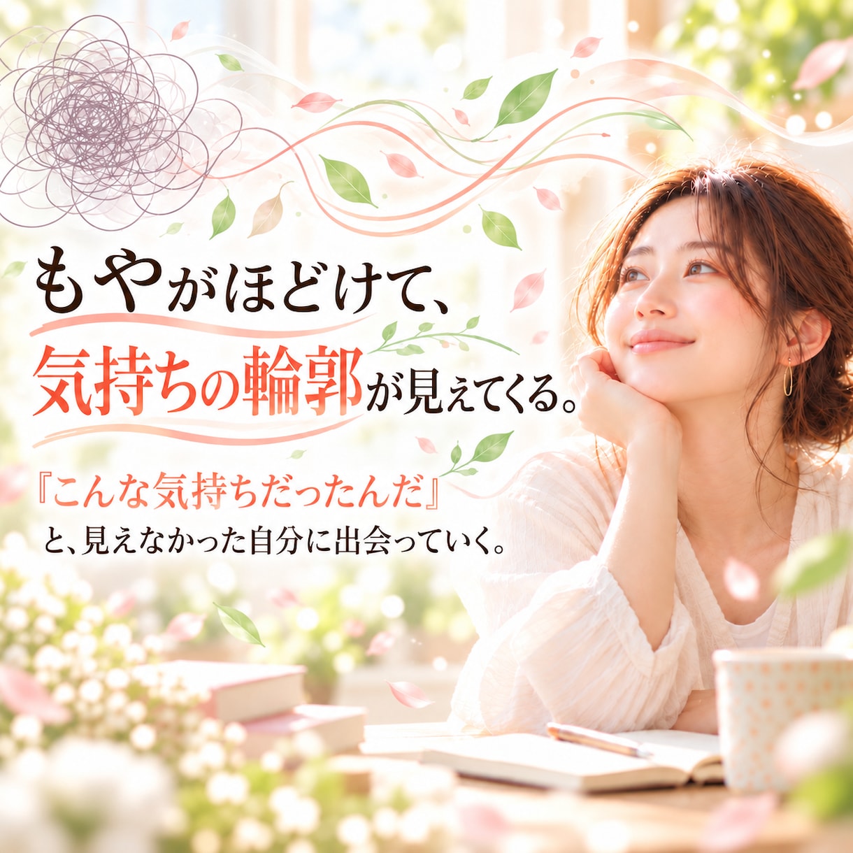 頭の中のぐるぐる◎を話して整理します 気持ちを話して「本当はどうしたい？」を見つける50分 イメージ4