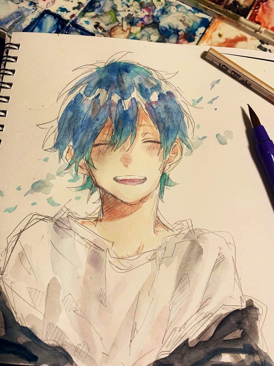 水彩イラスト描きます 描いた作品は郵送することも可能です！ イメージ5
