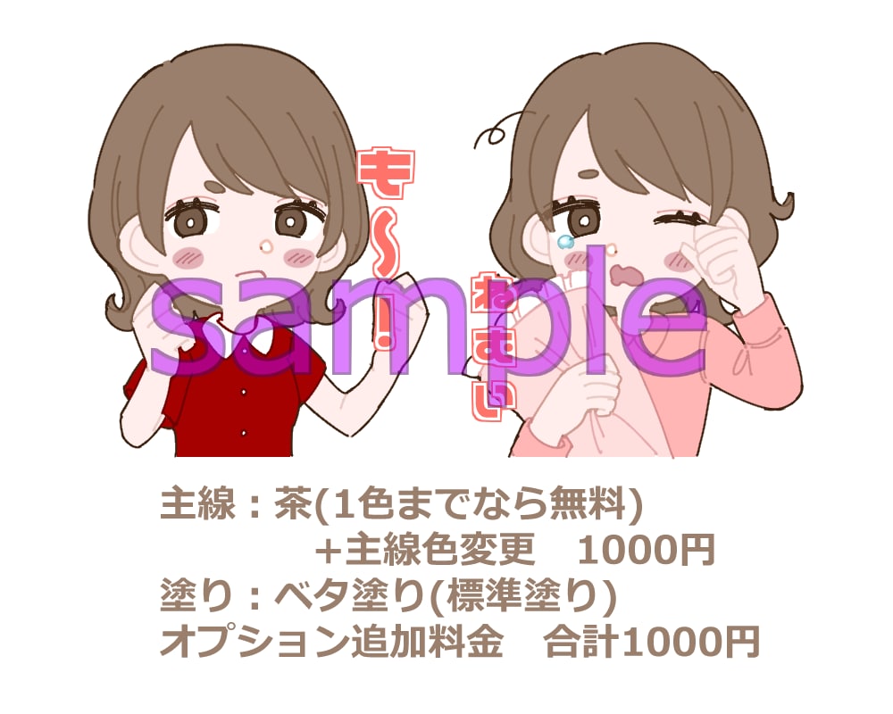 オリジナルのLINEスタンプを作成致します 個人様や企業様、販売等お好きな用途に♪ イメージ8