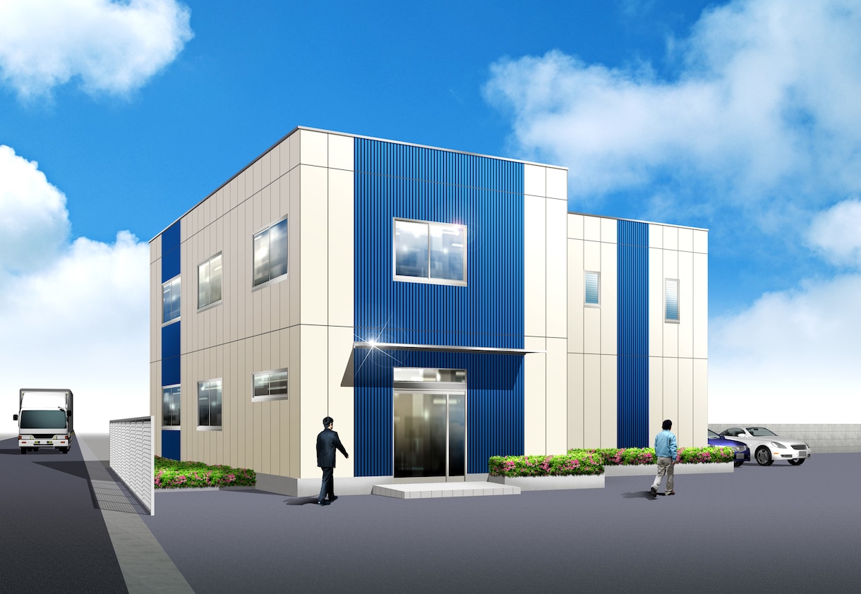 建築イラストパース作成いたします 安価で建築系のイラストパースをお作り致します イメージ2