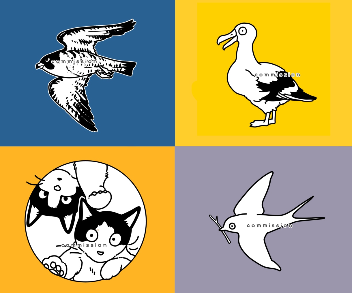 即納可◎ゆるっと目立つシンプル動物アイコン描きます ◎覚えてもらえる！ロゴやプロフィールにもおすすめ◎ イメージ4