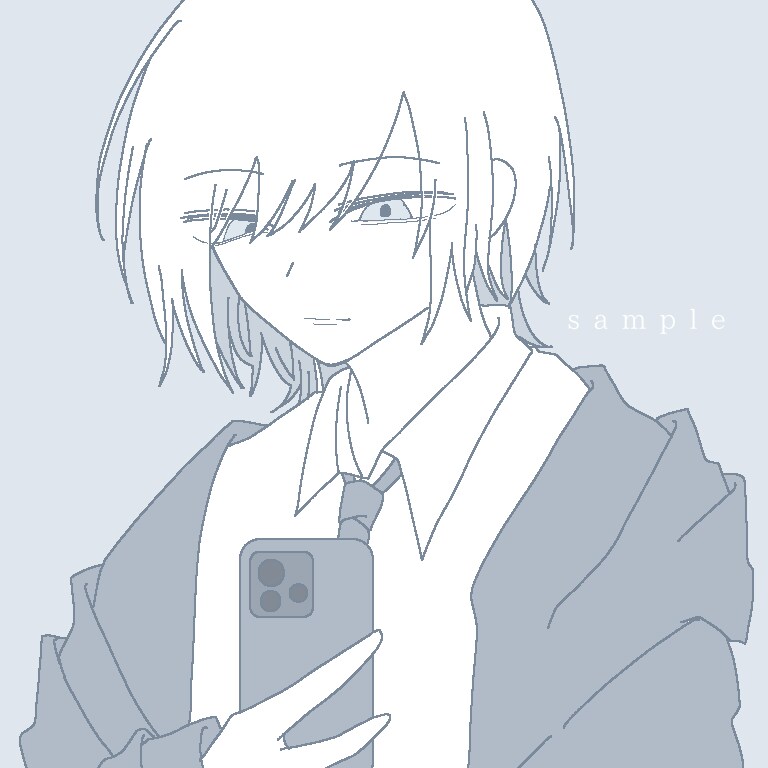 1000円で単色アイコンを描きます 著作権・商用利用相談可◎サンプルのようにお描きいたします。 イメージ4