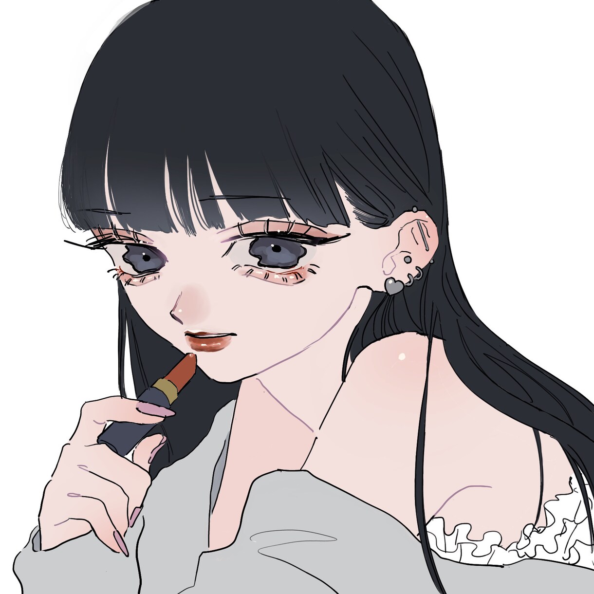 可愛くておしゃれなSNSアイコン制作いたします かわいい系からモード系、地雷系まで承ります！ イメージ4