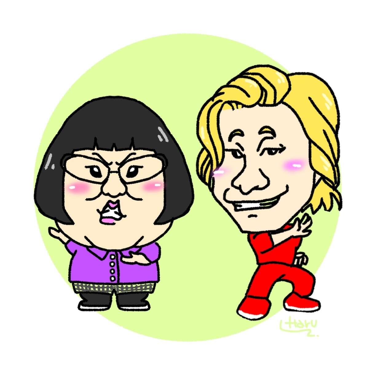 アイコンや名刺に☆似顔絵をデジタルで描きます 使い方色々！ポップなデジタル似顔絵 イメージ2