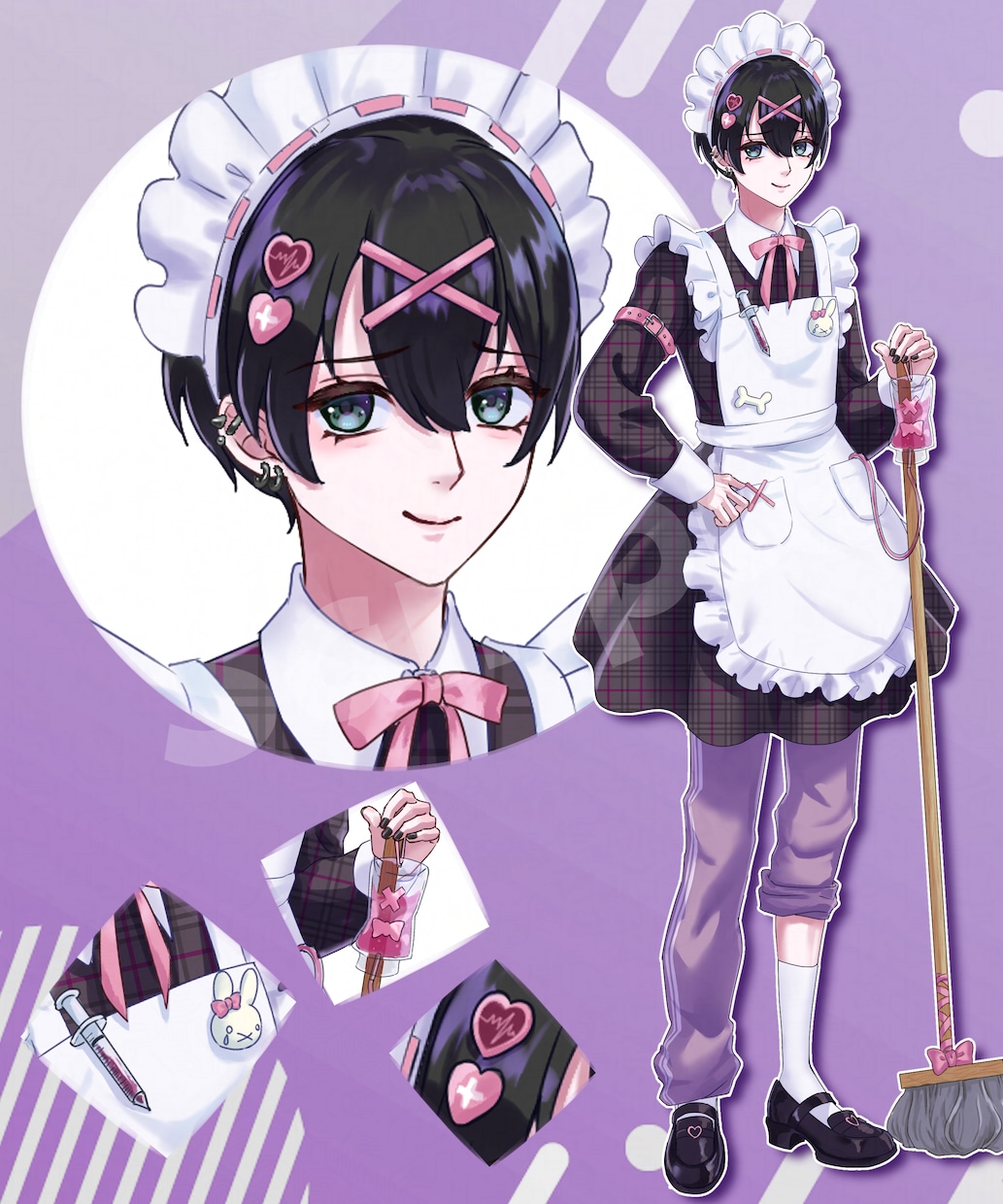 リスナーに愛される！キャラクターデザインをします あなたのVtuber・IRIAMデビューを華やかに応援します イメージ5