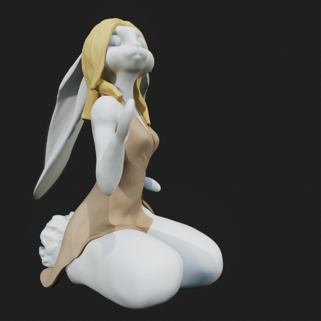 オリジナルのキャラクターを3Dモデリングします オリジナルグッズや3Dプリント用データに！ イメージ9