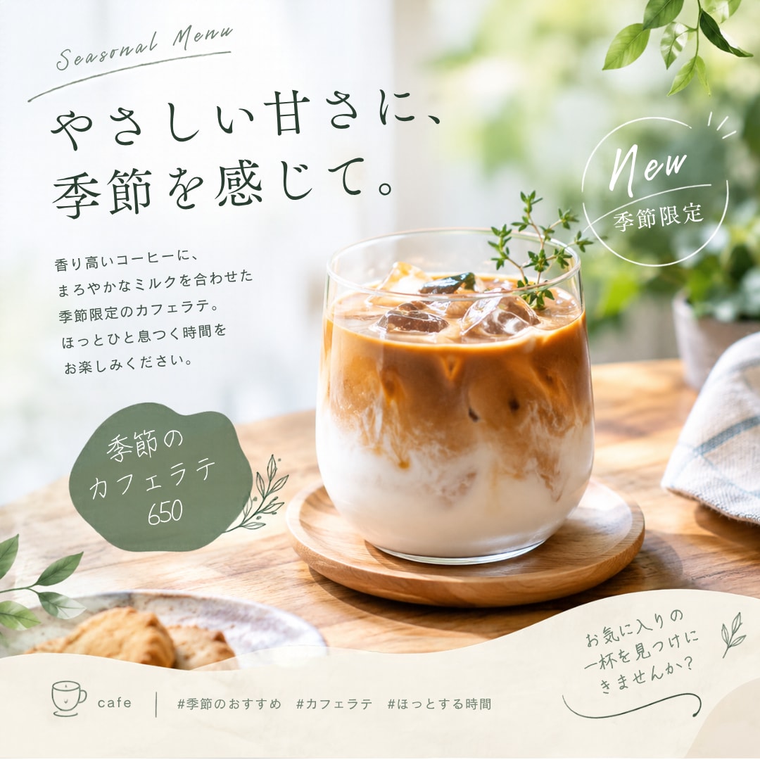 Instagram投稿文と画像を制作します お店の魅力が伝わる投稿を丁寧に制作 イメージ1