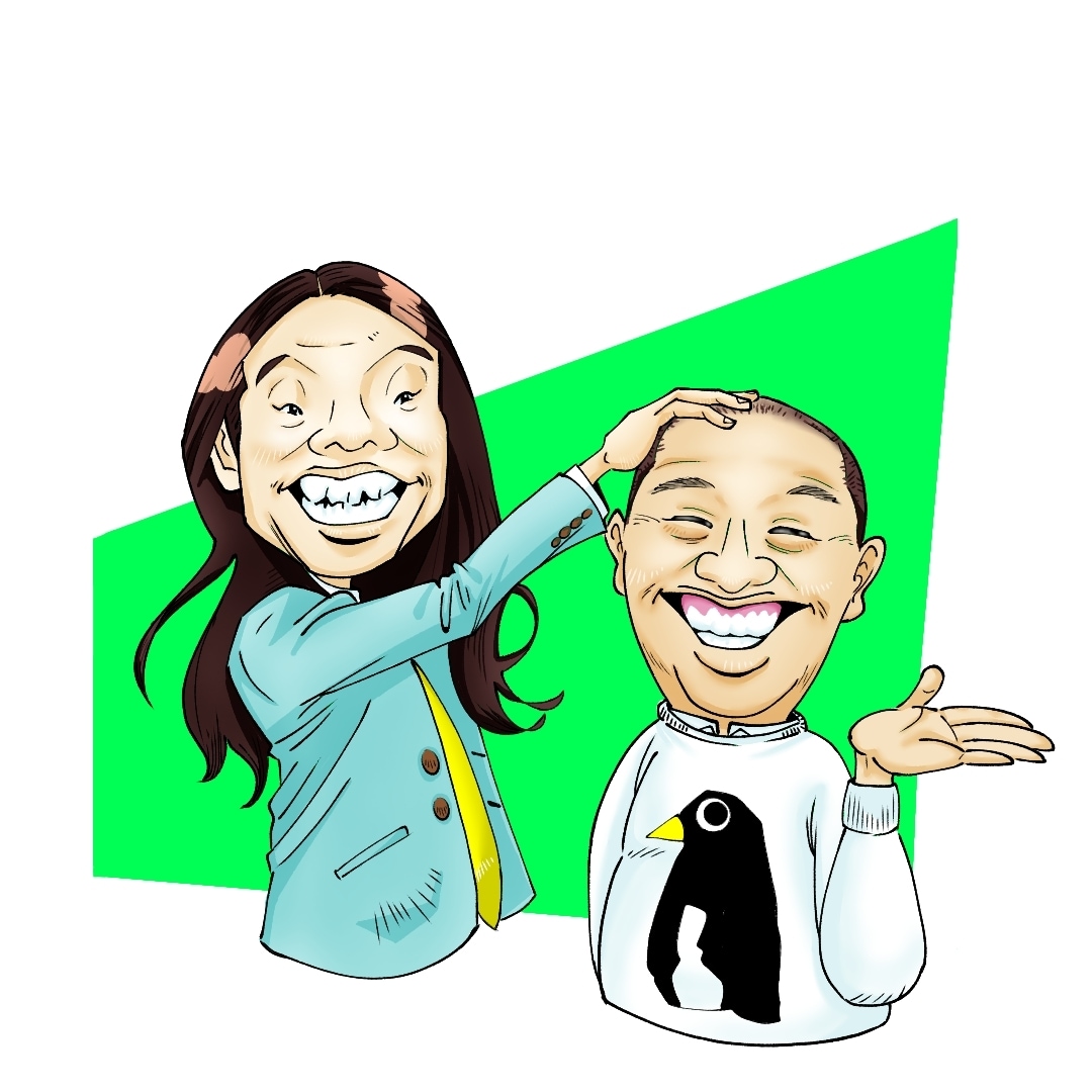 程よくデフォルメし、手描き風の似顔絵描きます プレゼントや結婚式などの記念のお祝いにいかがですか？ イメージ1