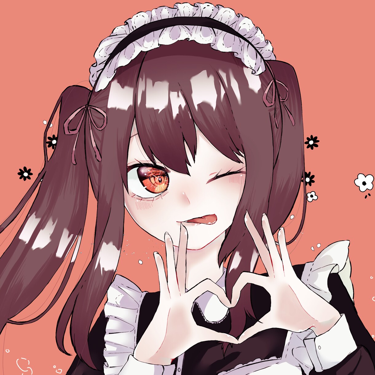 SNS向けのアイコンを描きます キラキラとした瞳のイラストを提供致します！ イメージ4