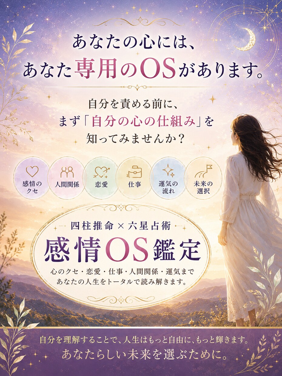 あなたの「感情OS」を読み解きます 「なぜ私はこうなるの？」を心の仕組みから読み解きます イメージ4