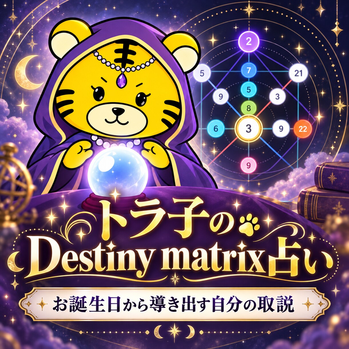 Destiny Matrixであなたを読み解きます 才能・お金・恋愛。生年月日から“あなたの取扱説明書”をお届け イメージ1