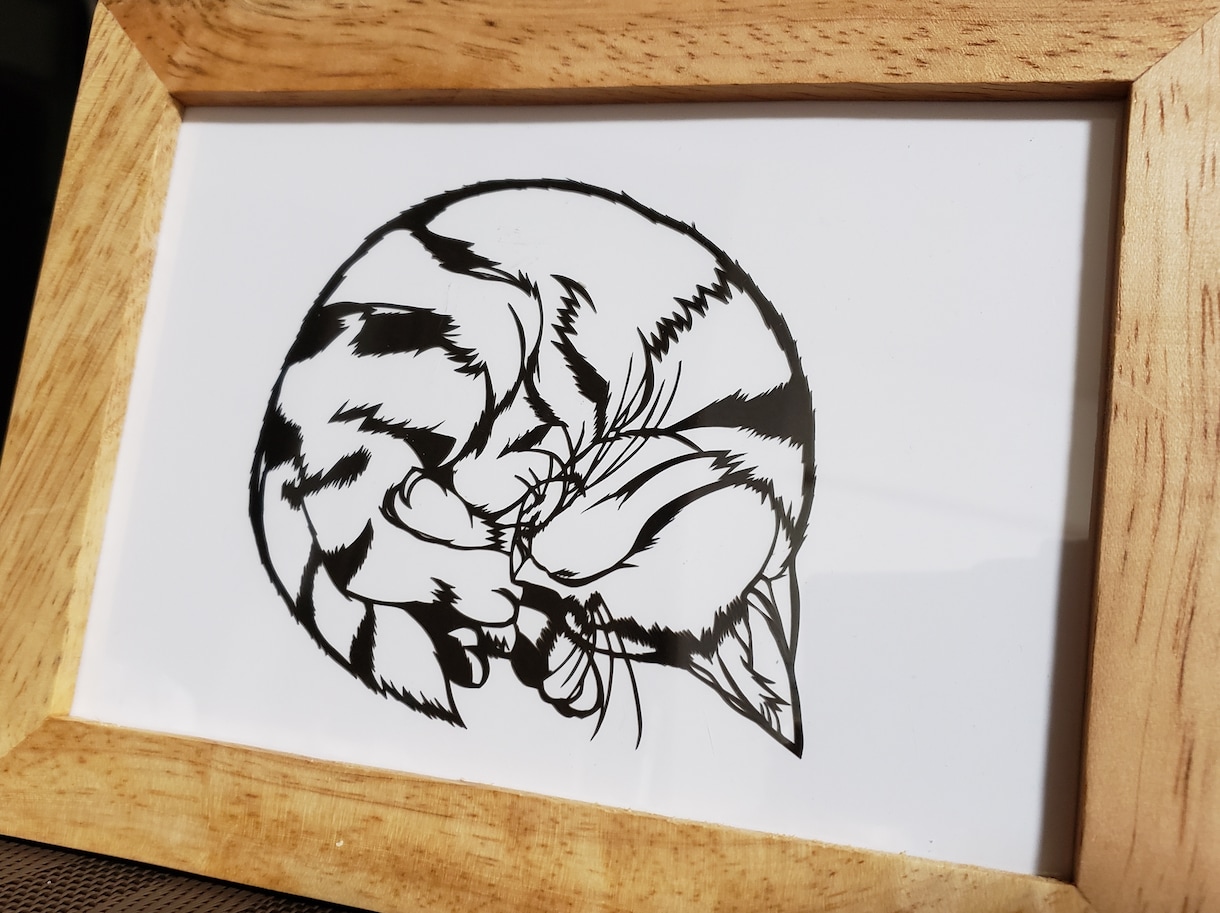 切り絵作品制作致します リアルからデフォルメまで、幅広く対応致します イメージ2