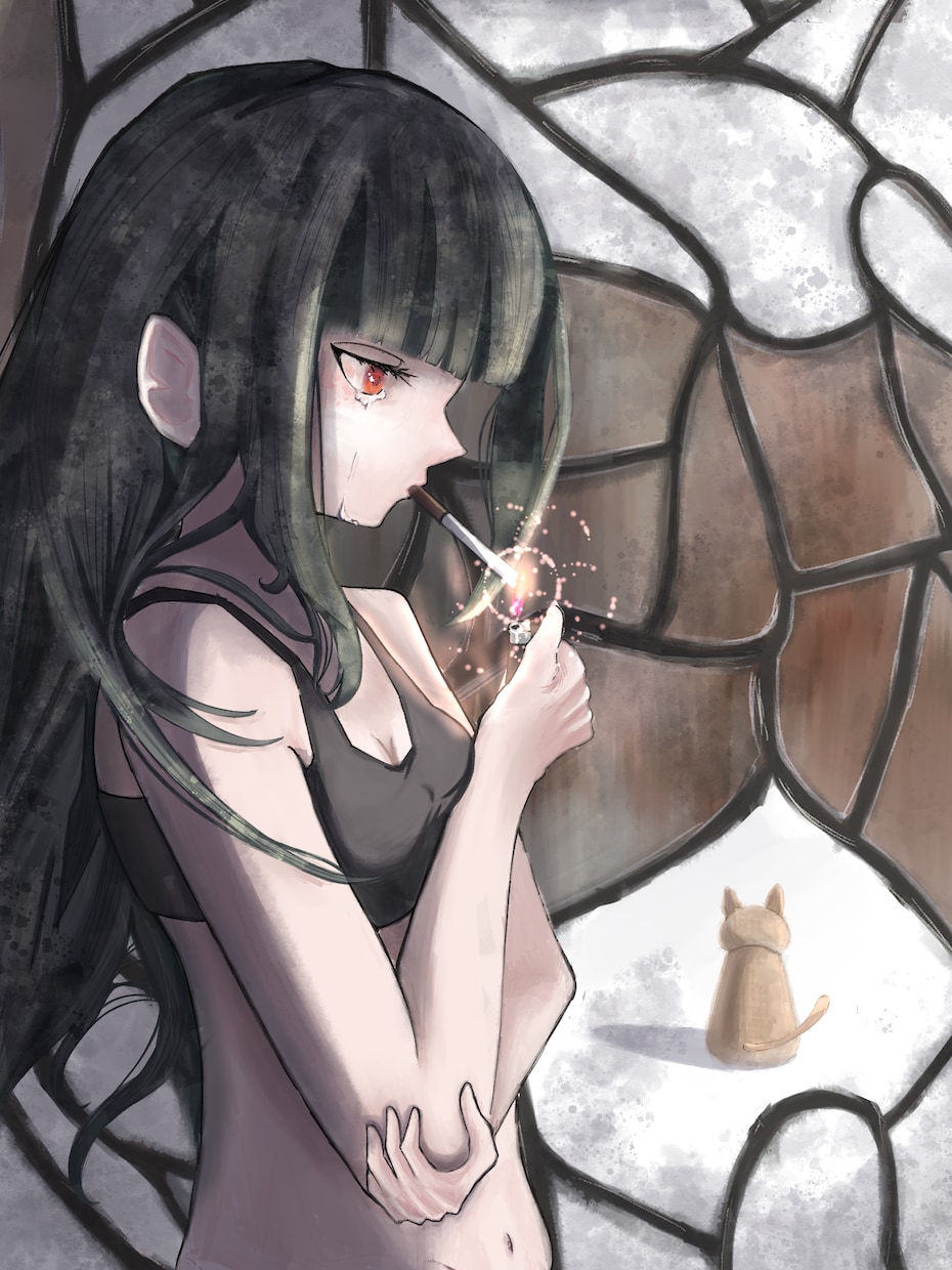 感情・物語を魅せる絵柄で、一枚絵を制作いたします あなたの求めるもの、伝えたいものが絵になる。 イメージ5