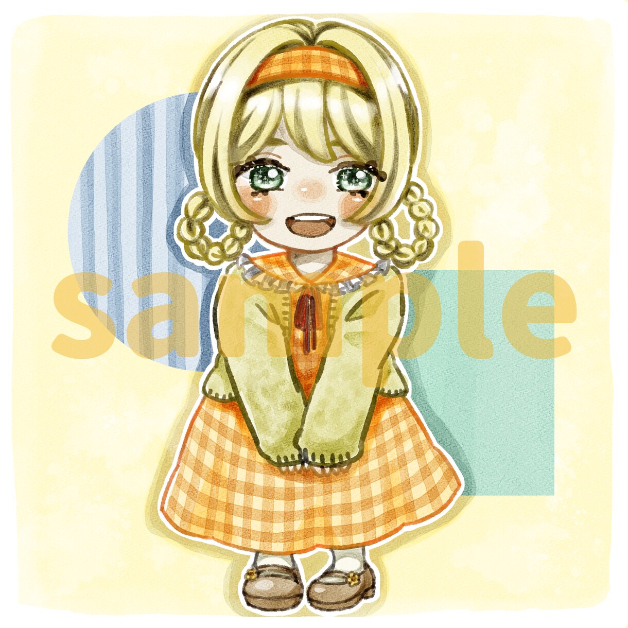 いろんな絵柄でミニキャラ制作します 商用利用込み！アイコンやサムネイルに！ イメージ6