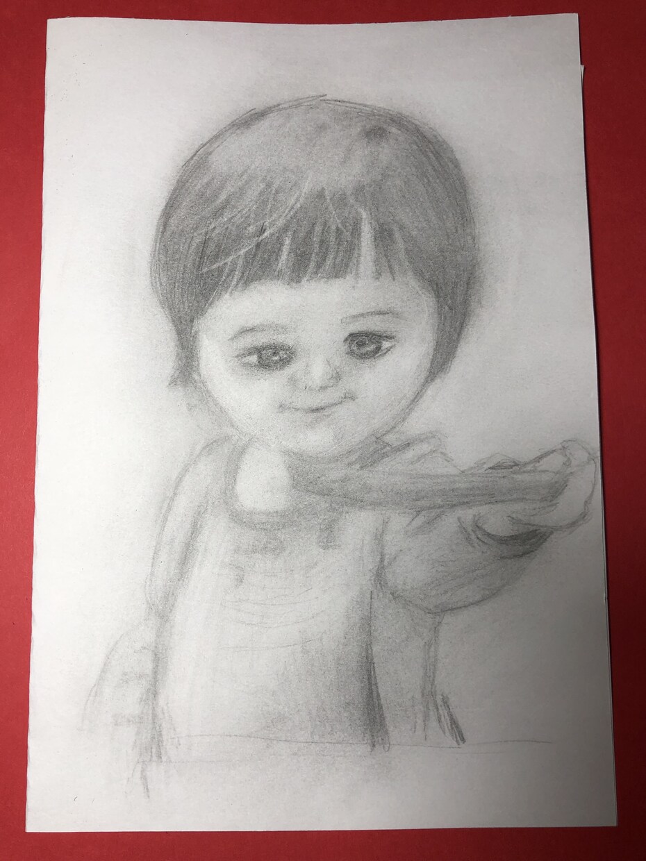 お子様の素敵な似顔絵を描きます 成長の証、記念に残しませんか？ イメージ1