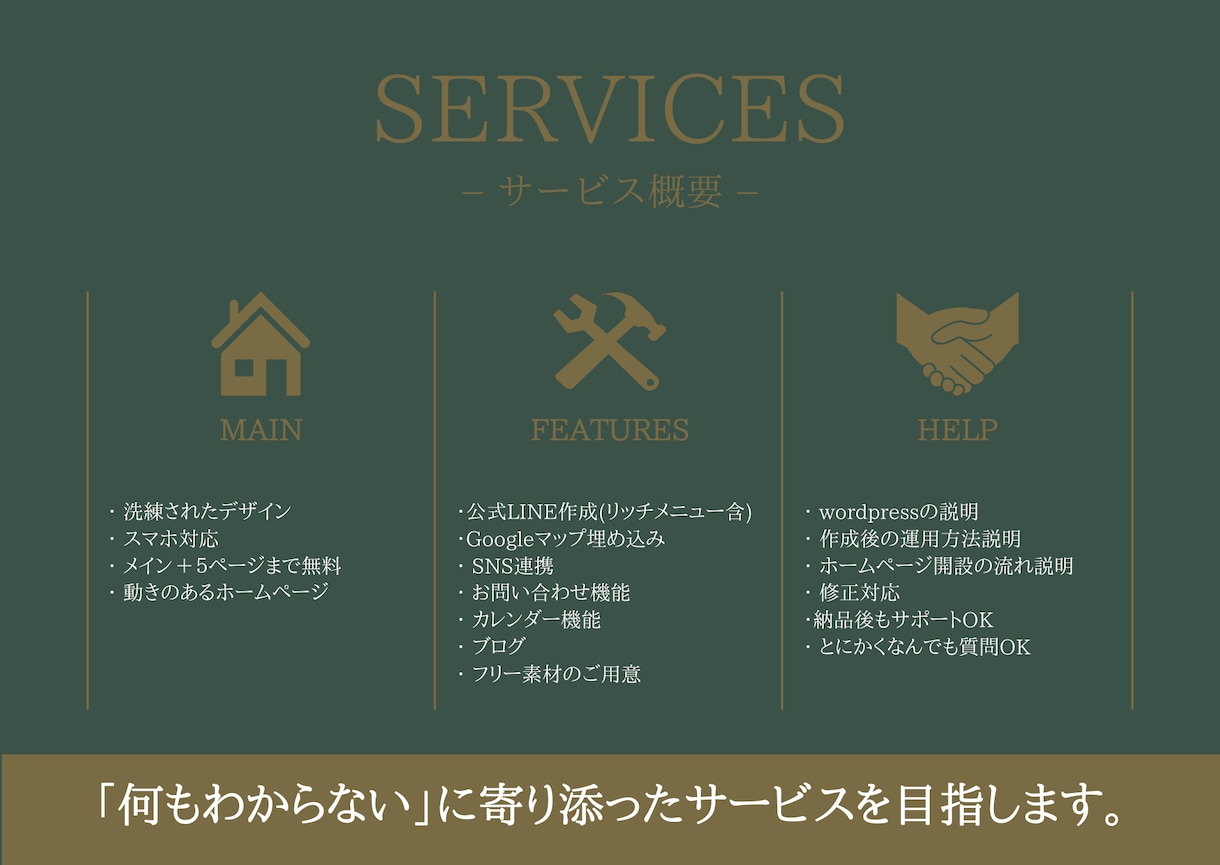 小さなお店のホームページを格安で作成します あなたのお店を私の実績にさせてくだい。 イメージ5