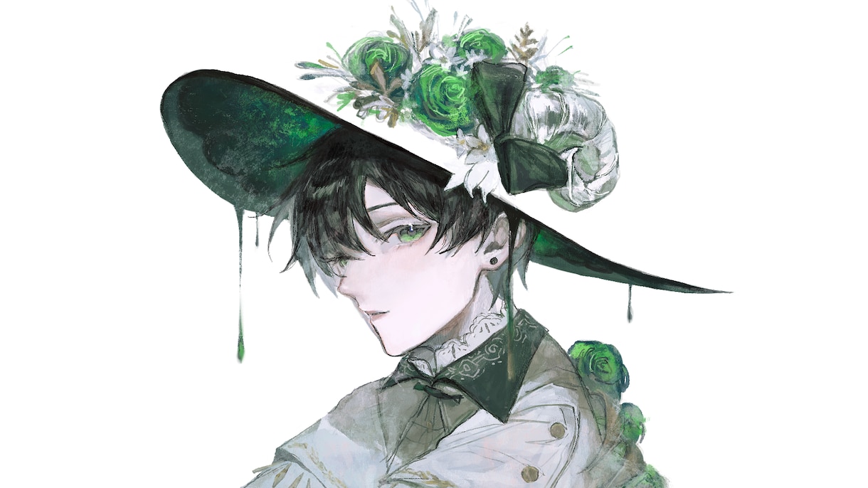 儚く美麗なイラストを描きます 惹き込まれるサムネイル・歌ってみた動画を作りたい人へ イメージ6
