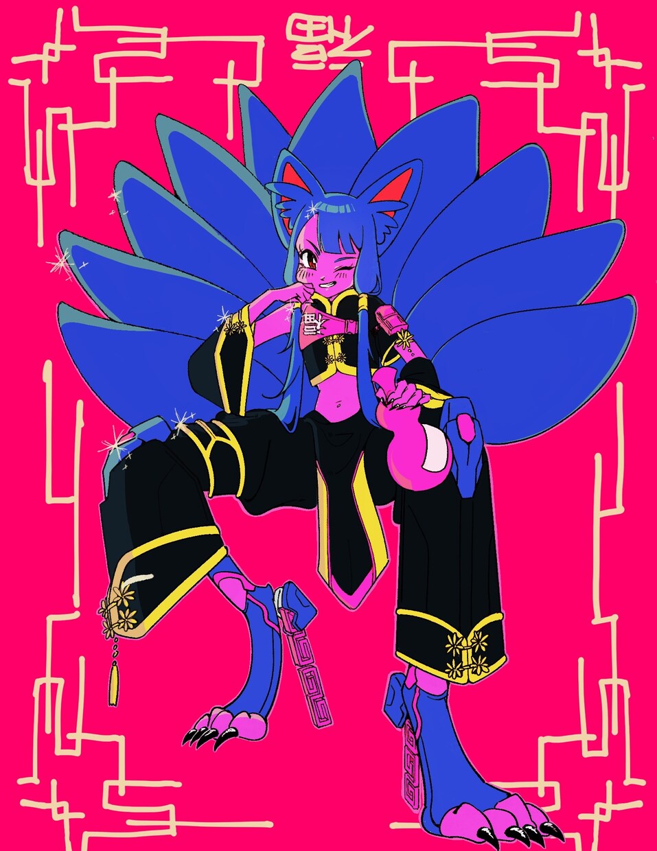 ビビッドなカラーのPOP GIRLを描きます みなさんの心をキラキラさせます！ イメージ6