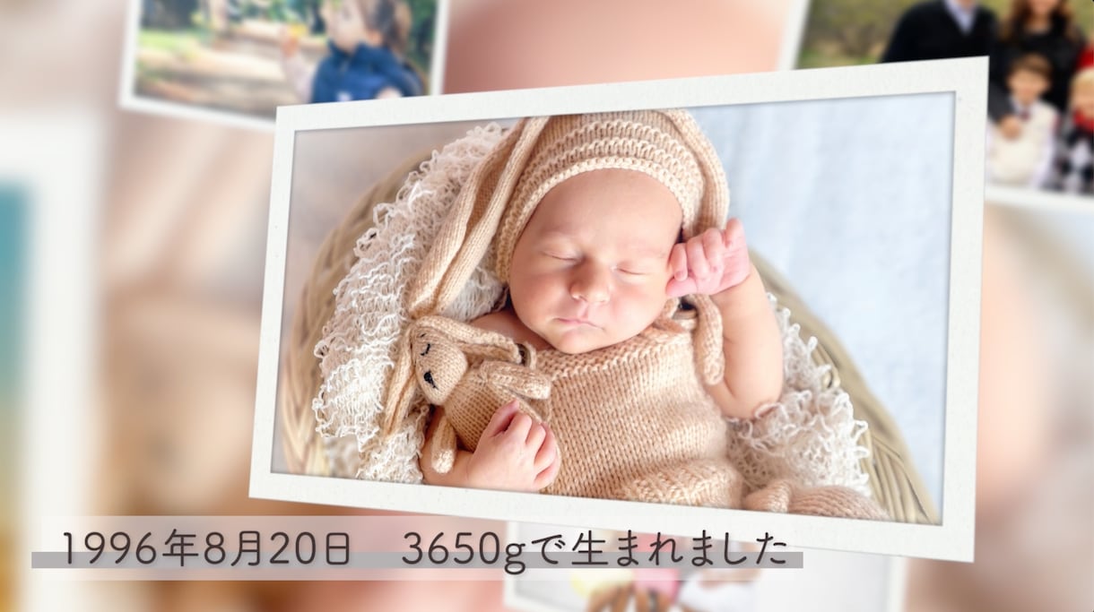 お洒落なプロフィールムービー作ります シンプルなデザイン☆セミオーダー対応可能 イメージ2