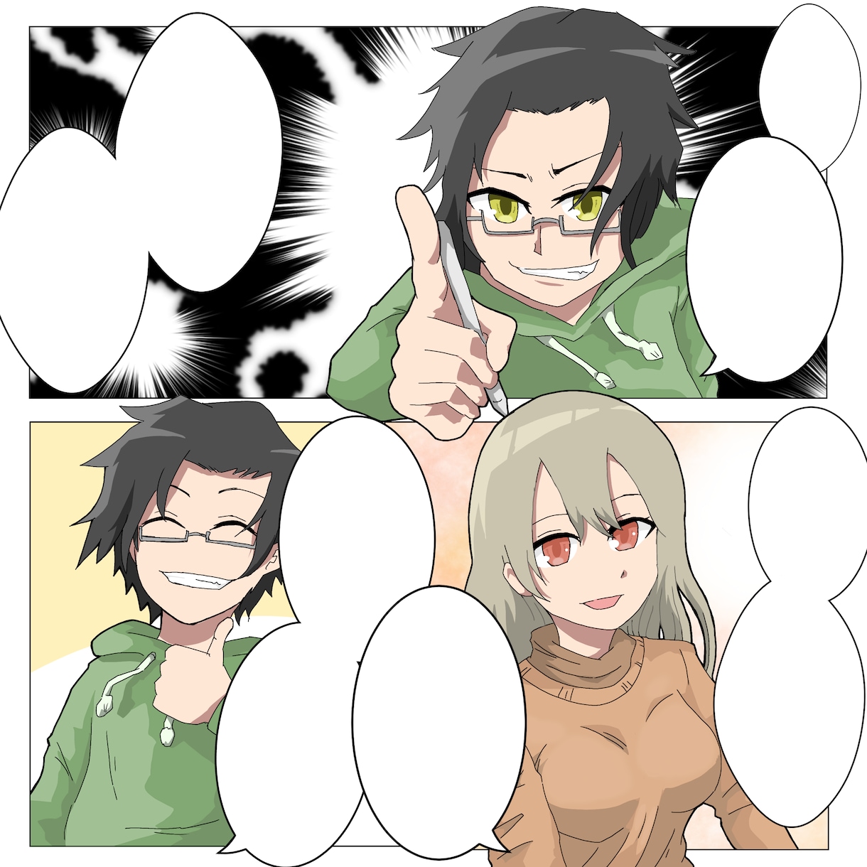 YouTubeやLPに使える広告用マンガ描きます YouTube・ブログ・インスタ・広告などに！ イメージ2