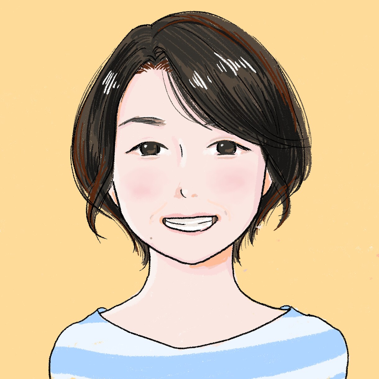 絵本作家が、カラフルで優しいアイコンを描きます SNSで言葉のみの投稿でも優しい雰囲気になります。 イメージ3