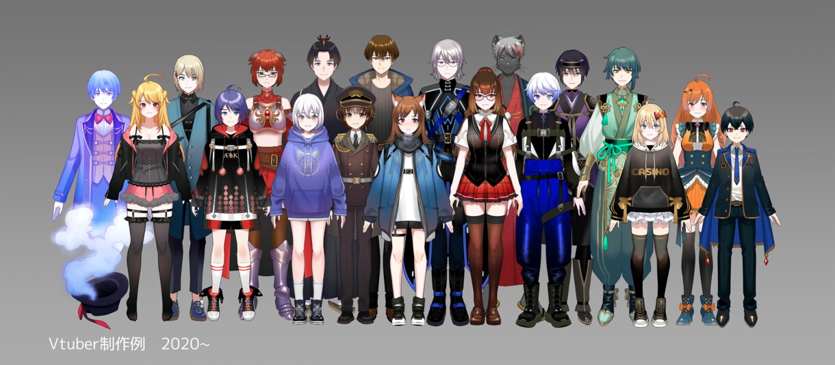 デザインから２Dモデルまで一括制作いたします Vtuberデビューまで徹底サポート！各アプリ対応 イメージ3