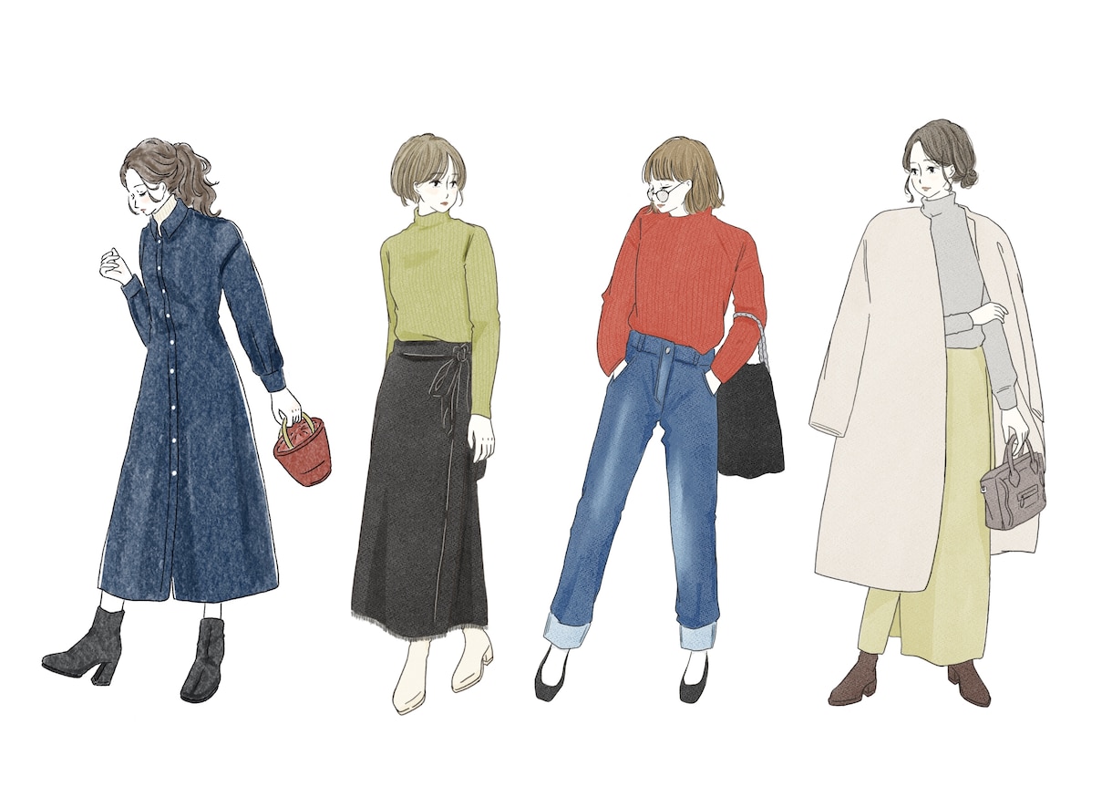 ファッションイラスト描きます もちろん男性ファッションも可！ イメージ2