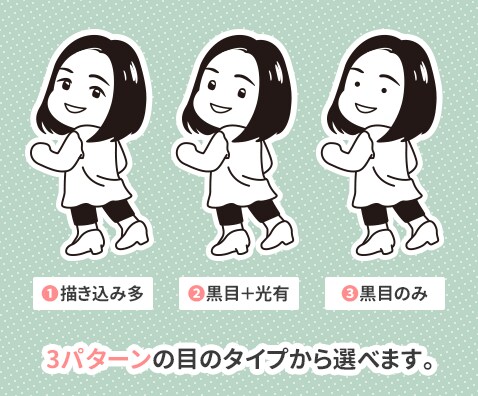 ポップなデフォルメ似顔絵描きます カラーや表情の指定可能◎ SNSアイコンにおすすめです！ イメージ3