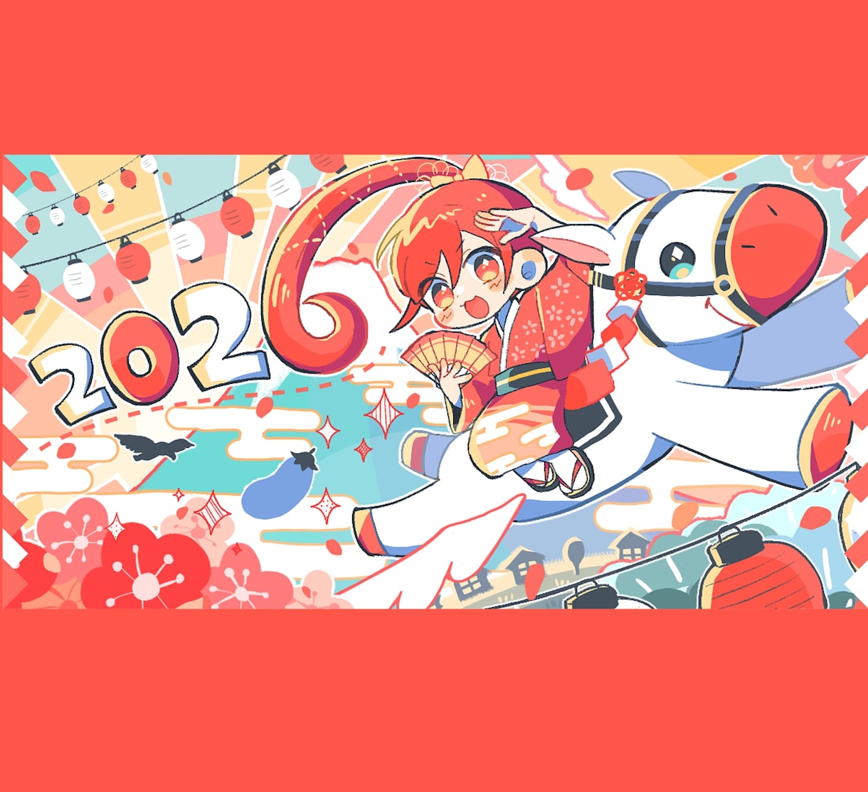全てお任せ！ポップでごちゃっと可愛い1枚絵描きます ポーズや構図等全てお任せしたい…そんな方々にオススメです！ イメージ8