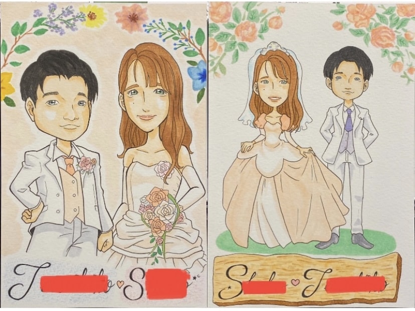 色々な漫画風ウェルカムボードや似顔絵を描きます 好みのテイストやタッチ、あの漫画風になどでき得る限り応えます イメージ10