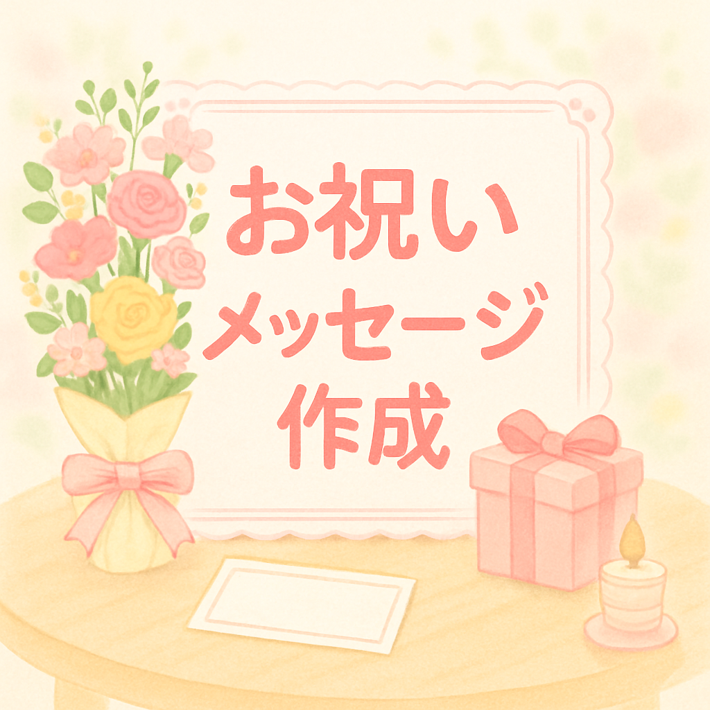 特別な日に向けたあたたかい手紙文を作ります 大切な人へ、世界にひとつだけの祝福を届けませんか？ イメージ1
