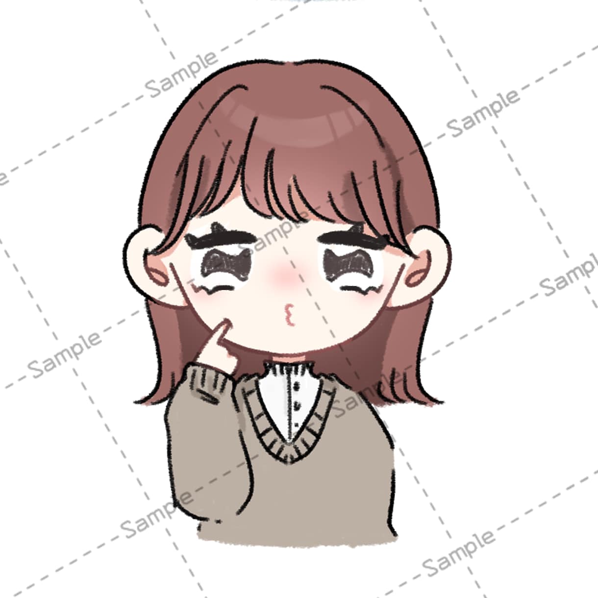 最短即日納品！ゆるふわポップなイラスト描きます アイコン、ミニキャラ、全身など細かいご依頼にも対応します！ イメージ9