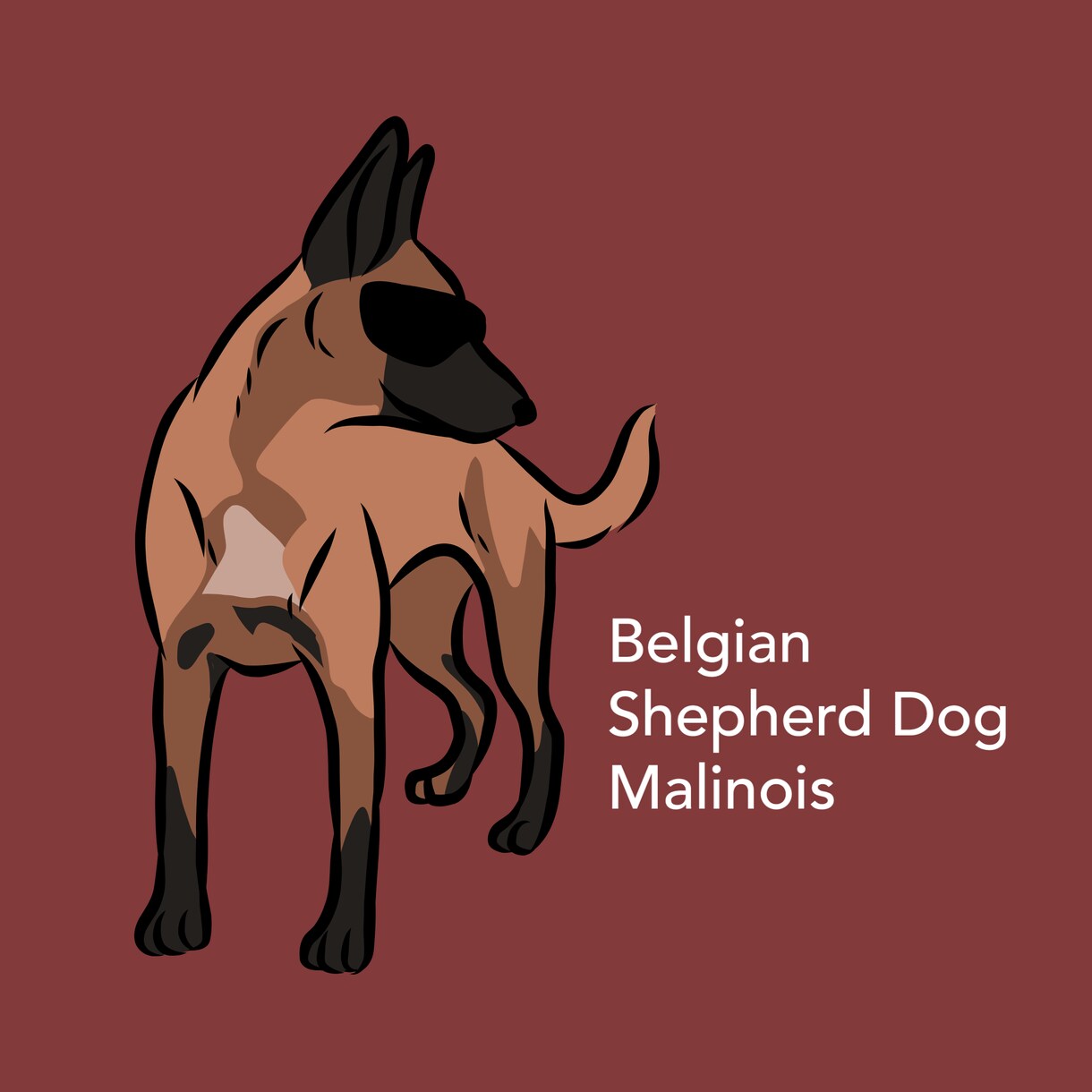愛犬をスタイリッシュなイラストで描きます かっこいい雰囲気でイラストを描きます^ ^ イメージ4