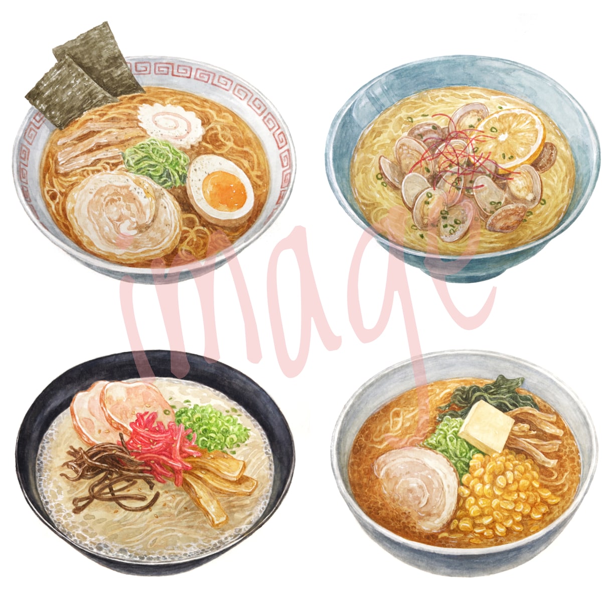 商用OK！食べ物イラスト制作致します 集客 店舗メニュー紹介用に アイコン用など食べ物好きな方にも イメージ6