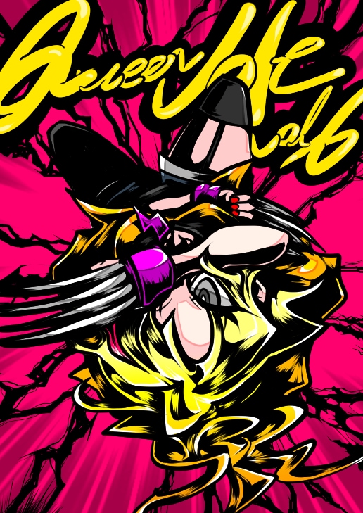 Twitterのヘッダーイラストお描きします カートゥーン寄りデフォルメ、黒ベタ多め着色で作成します！ イメージ3