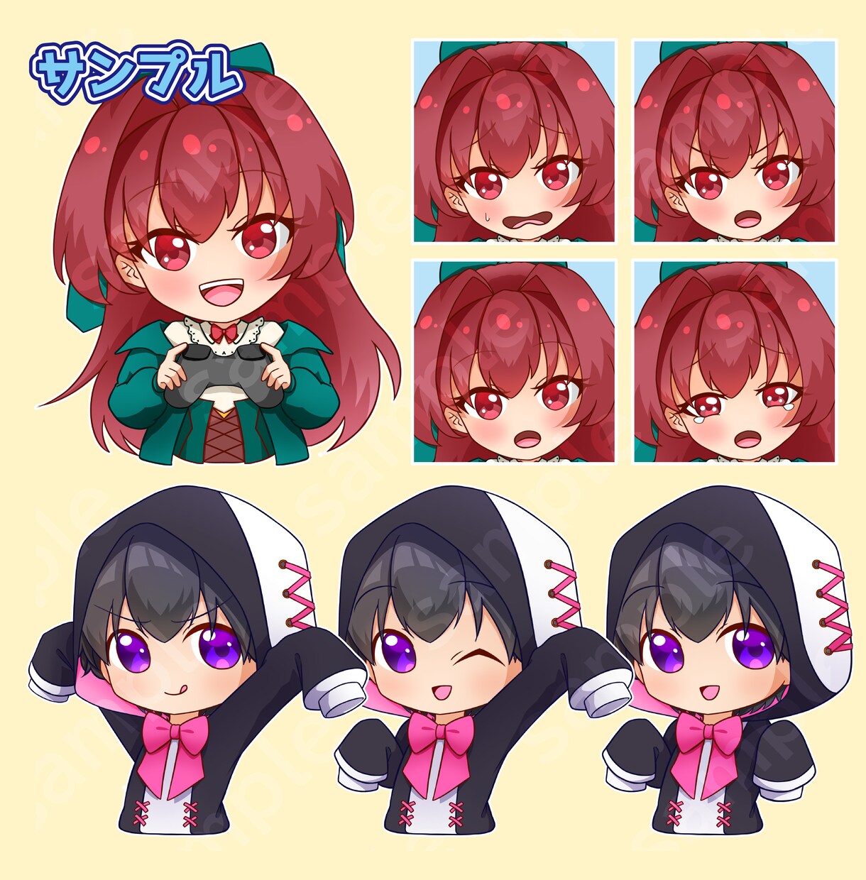 デフォルメキャラ制作します 【商用利用可】動画やグッズなどに使えるイラストが必要な方に！ イメージ8