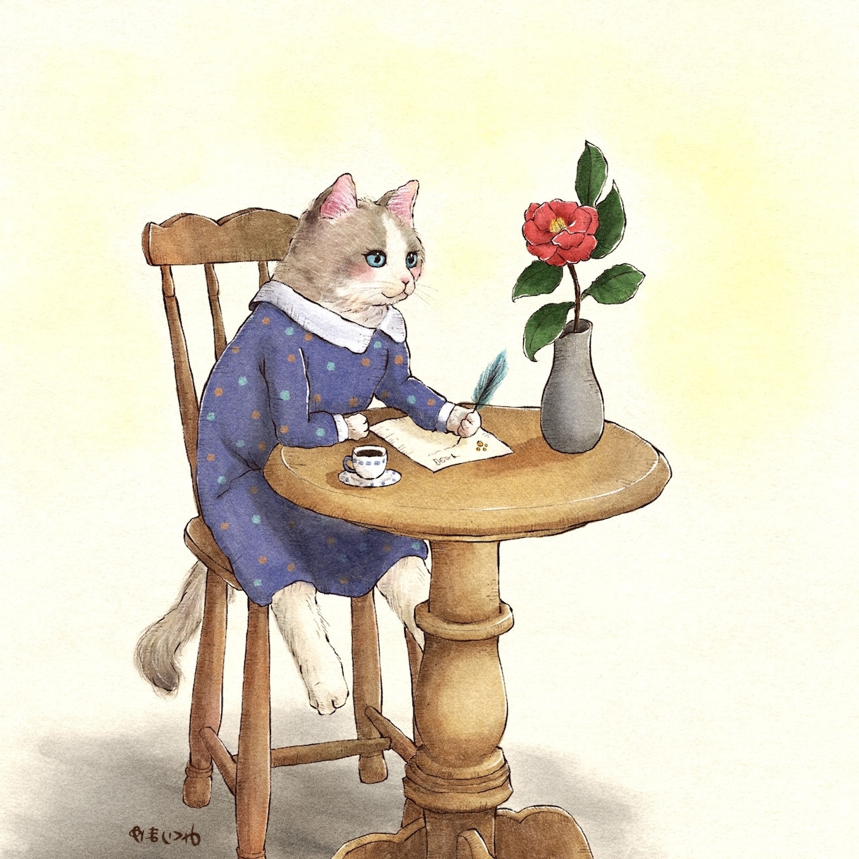 やさしい水彩の動物イラスト描きます お菓子缶や冊子の挿絵などにぴったりです。 イメージ4