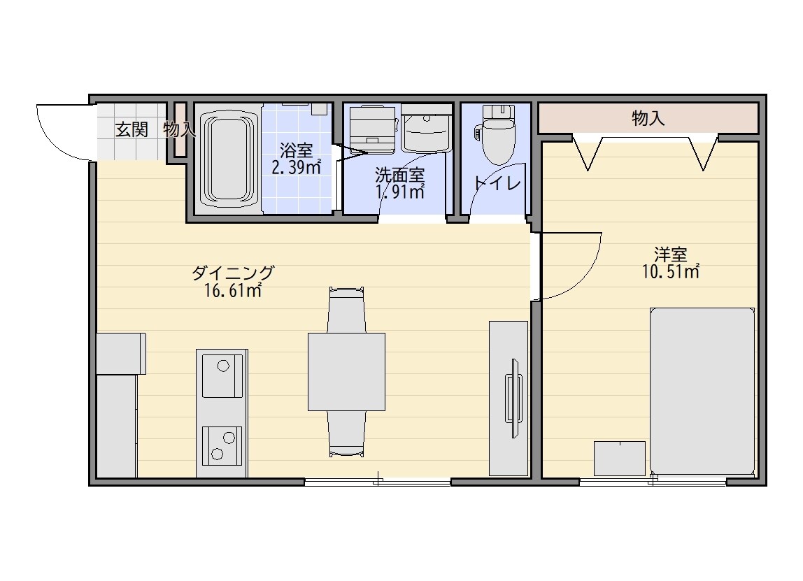 間取り図の作成を致します マイホームデザイナーPRO９にて1R賃貸から戸建てまで対応 イメージ2