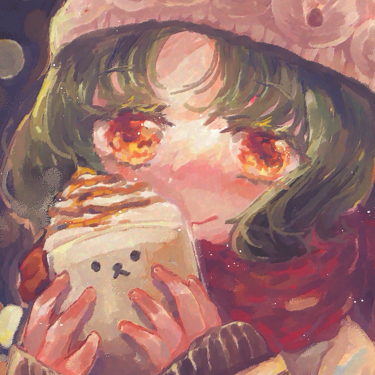 お菓子のようにかわいく個性的なアイコン描きます キャラ・好きな物のアイコンで自分をアピール【リテイク無制限】 イメージ2