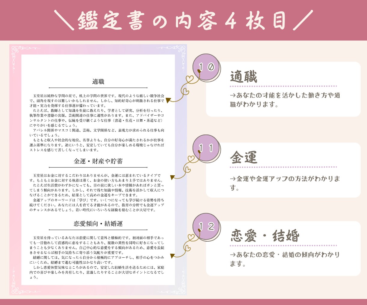 算命学であなたの『本質、才能、適職』鑑定します ありのままの自分を活かし、ありのままで生きる方法が分かります イメージ9
