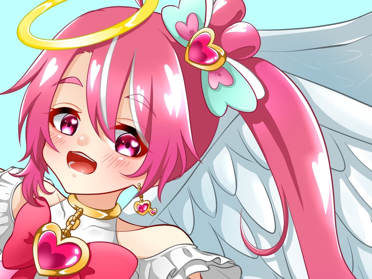 Vライバー様向けのイラストやモデル制作します キャラデザから立ち絵、SDや1枚絵まで幅広く制作します！ イメージ1