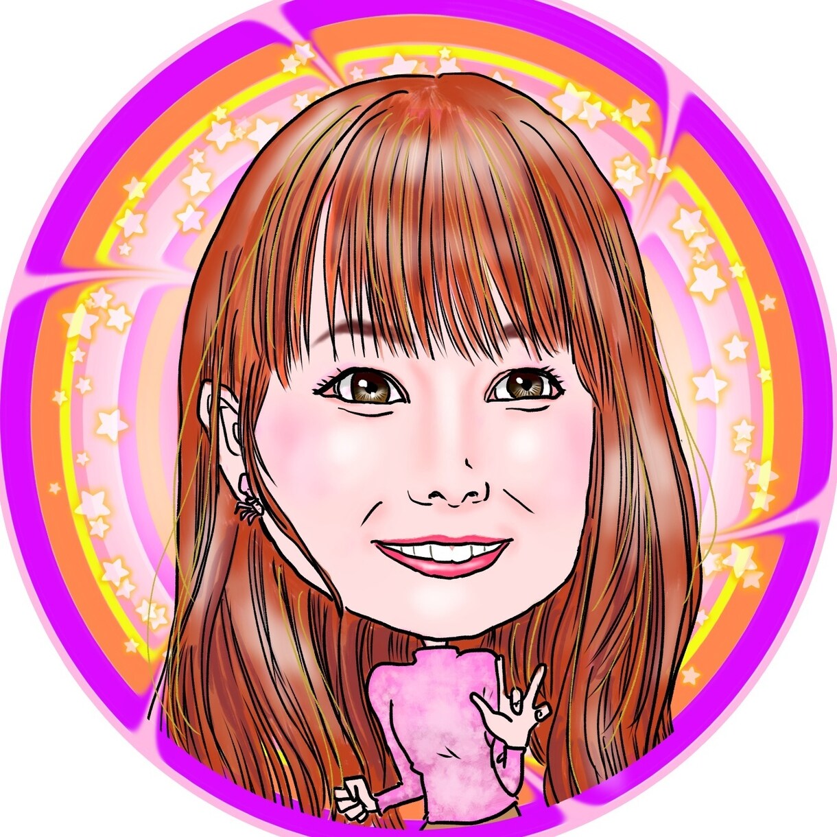和み系似顔絵描きます 記念日や送別会など、かさばらないプレゼントにピッタリ イメージ3