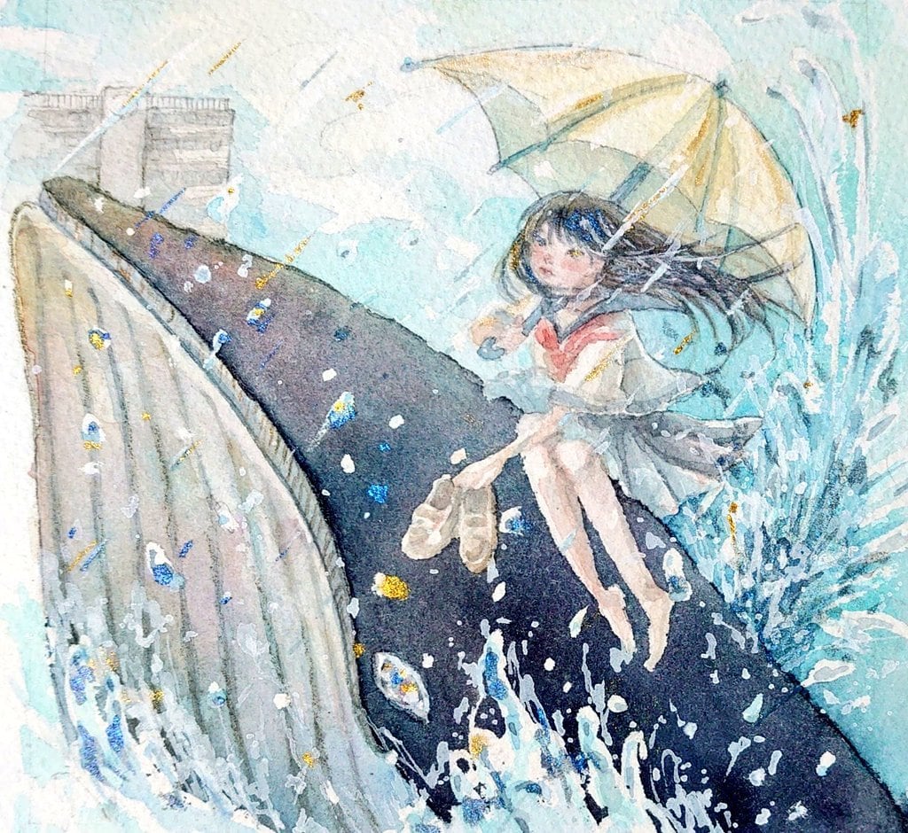 水彩で書籍の装画、CDジャケット等イラスト描きます 全てアナログで制作します。商用利用や趣味用にも◎ イメージ5
