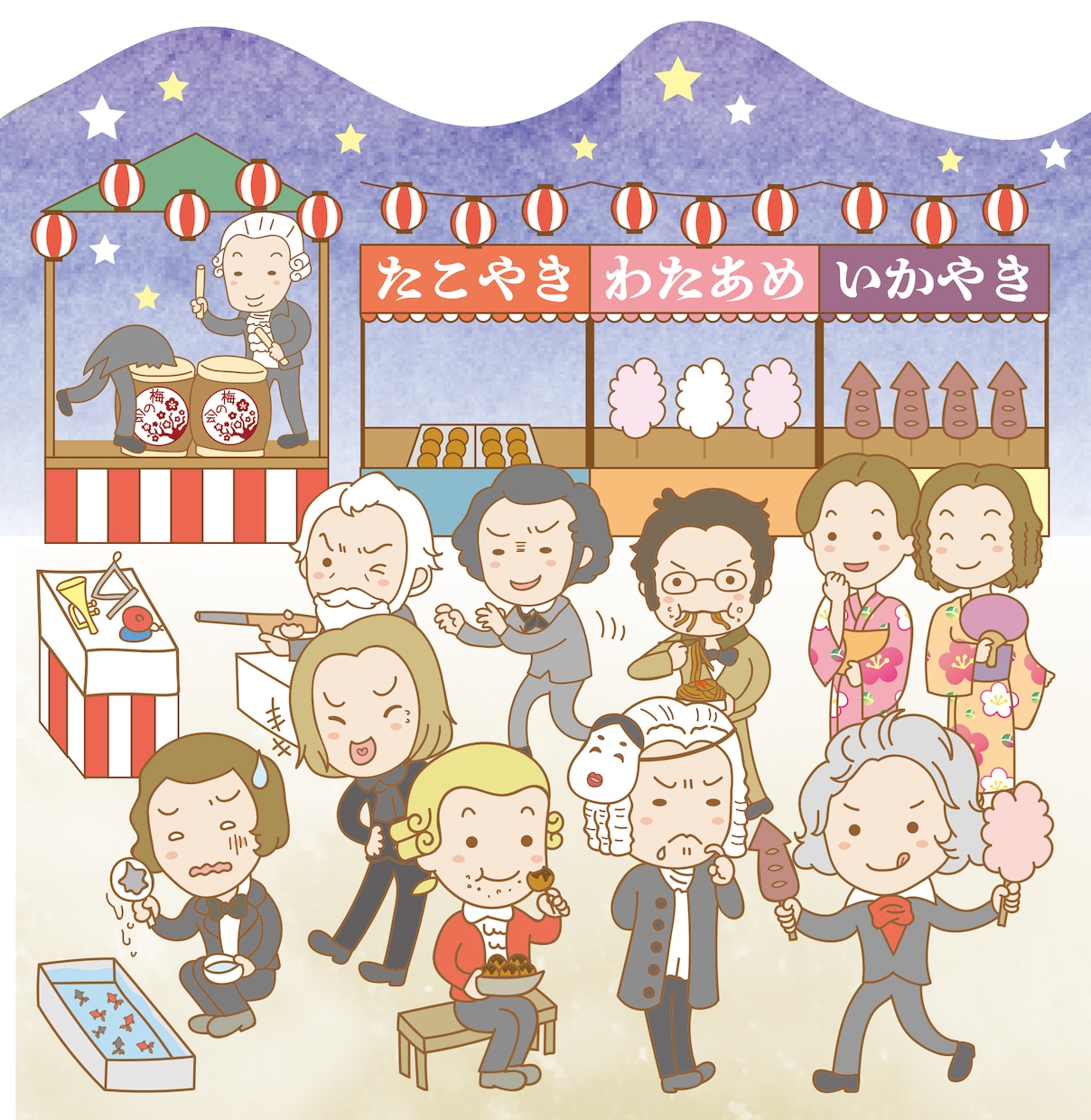 まるっとタッチ統一！イラスト（挿絵）をお描きします 細かいニュアンスのポーズもOK！作品全体のイラストもお任せ！ イメージ5