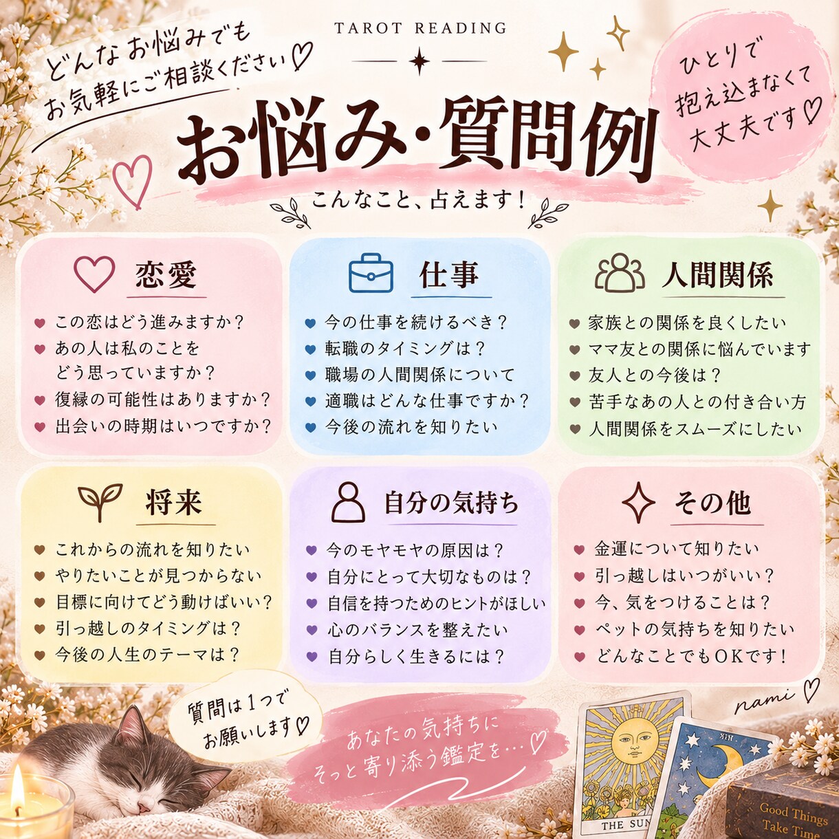 タロットであなたの取扱説明書を作りますます MBTI×12タイプ性格占い×タロットで自分をもっと深く知る イメージ7