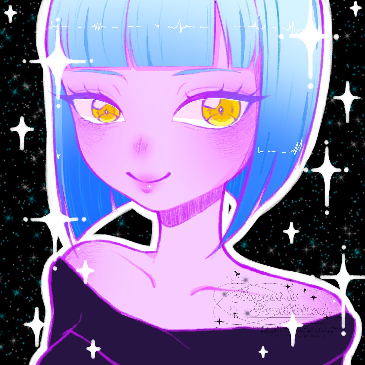 キラキラ可愛いアイコン・イラスト描きます 商用利用可◎個性的なアイコンであなたらしく！ イメージ1